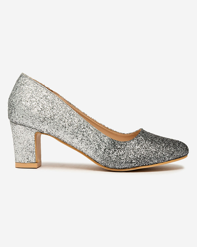 Royalfashion Silberne Damen Yapunni Stiletto Pumps