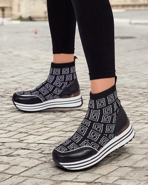 Royalfashion Жіночі спортивні високі кеди Lori