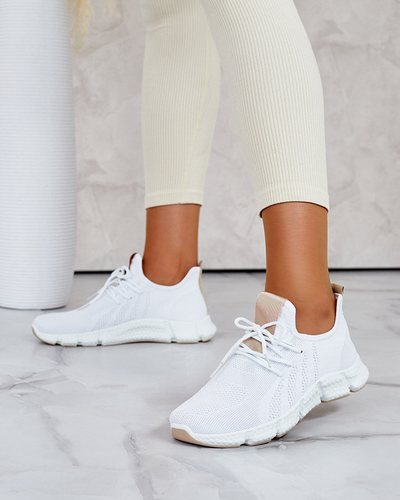 Weiß-beiger Sportschuh für Damen Baym - Footwear
