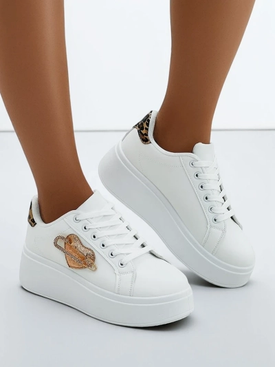 Royalfashion Damen Plattform-Sport Sneakers Lovig