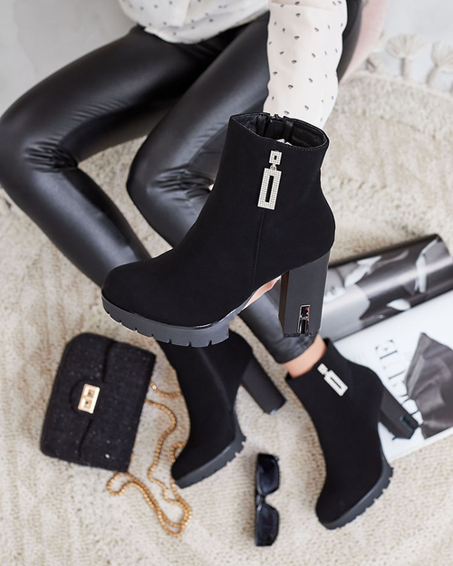 Жіночі черевики Royalfashion Beroleda з декором на шпильці