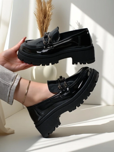 Royalfashion Damenlackslipper Arieda