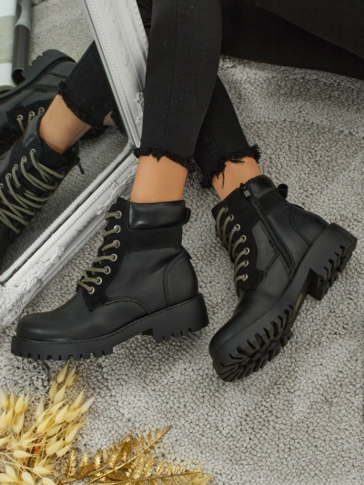 Damen Trapper Stiefeletten Maestroe