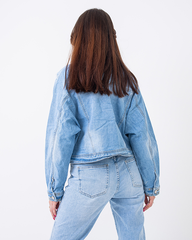 Blaue Jeansjacke für Damen - Kleidung