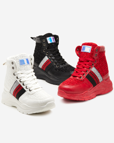 Schwarze Sportturnschuhe für Damen von Hasmali - Footwear