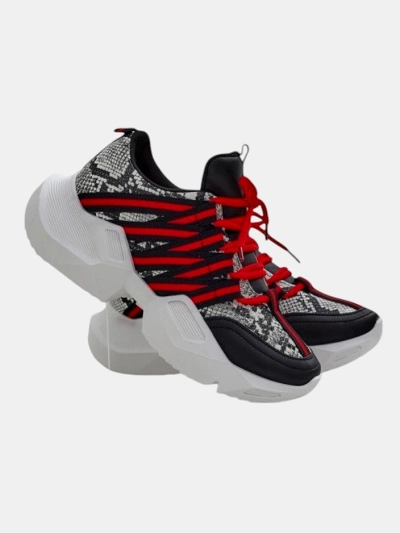 Royalfashion Damen SportSneaker auf einer dickeren Sohle Ivvert