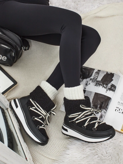 Damen Schneestiefel a'la mit Fell Verruna