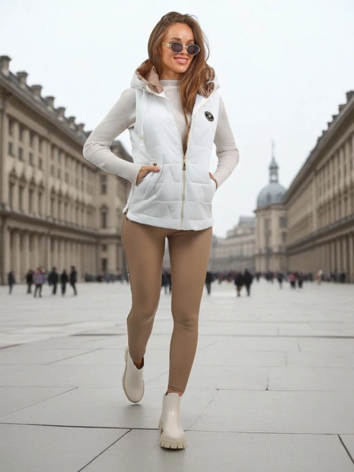 Стьобана жіноча жилетка з капюшоном Ash Crown