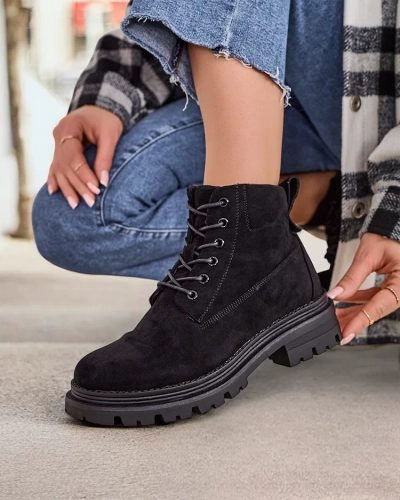 Royalfashion Damen Trapper Stiefel Savbery