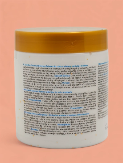 Luxelux COCONUT BREEZE Körperbalsam mit grünem Tee und Honig 250 ml
