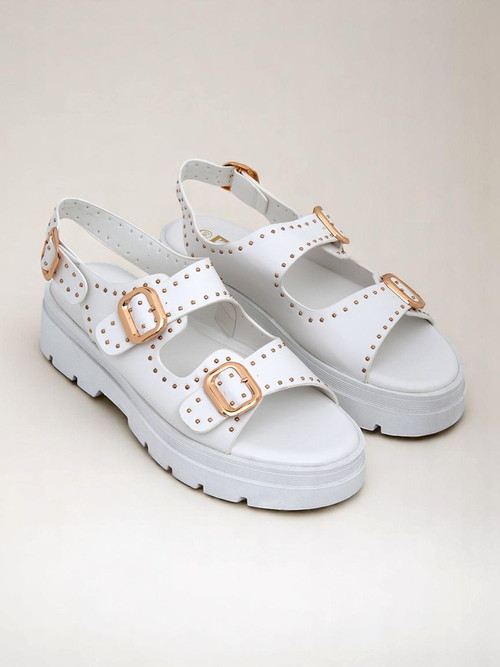 Royalfashion Жіночі сандалі на товстій підошві з джетами Rocky Chic