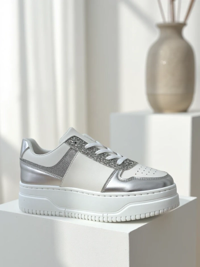 Royalfashion Damen-Sneaker mit Glitzer Qisofi