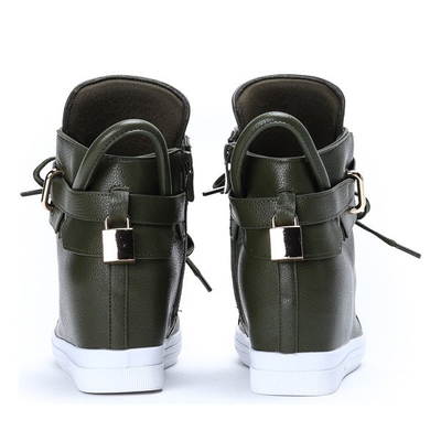 Zielone sneakersy Singlea- Obuwie