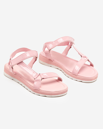 Pink Hereris Flache Damensandalen - Schuhe