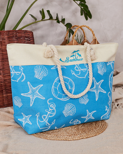 Royalfashion Stofftasche mit Urlaubsmuster für die Schulter