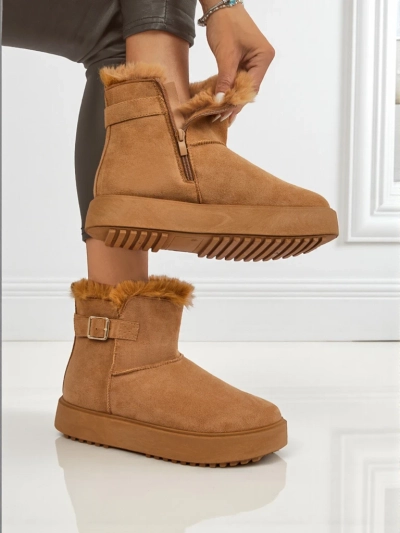 Royalfashion Kurze Damen Schneestiefel Aurelia Classico