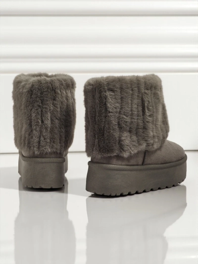 Damen Schneestiefel mit Fell Irelle