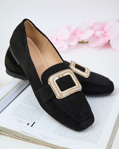 Royalfashion Damen Mokassins mit Schnalle Serbento