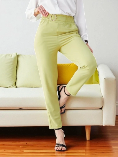 Elegante Goldene Hose Kaliope Hellgelb