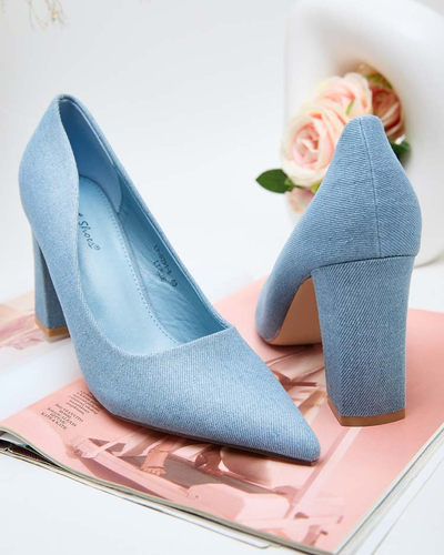 Royalfashion Damen Jeansem Stiletto-Pumps