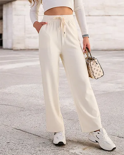 Royalfashion Weite Rippenhose