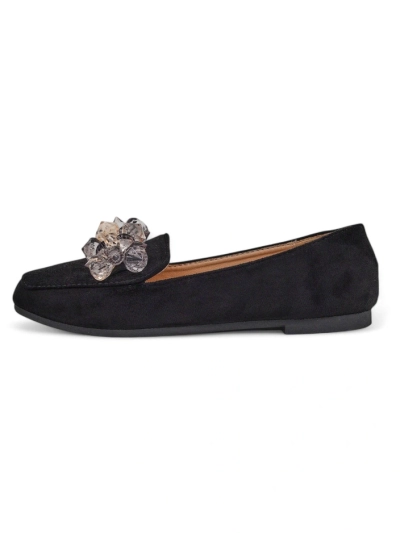 Royalfashion Damenmokassins mit Perlen Zimiles