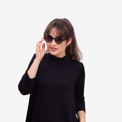 Braune Damensonnenbrille - Accessoires