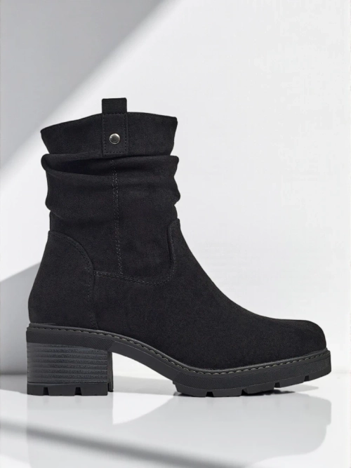 Вищі ботильйони жіночі еко замшеві Carmine