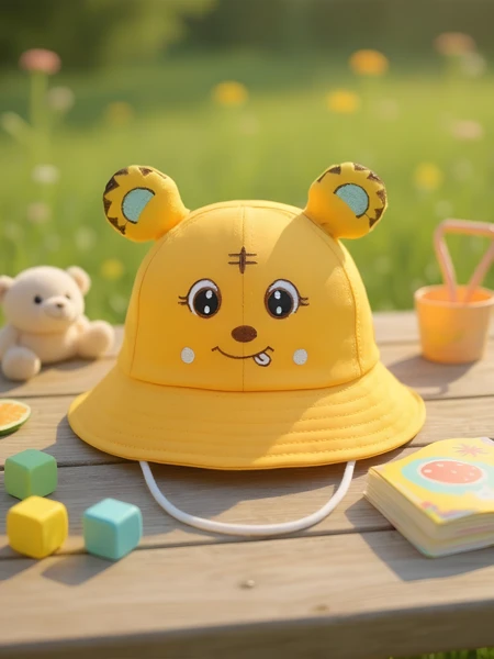 Royalfashion Kinder-Bucket Hat Happy Patches