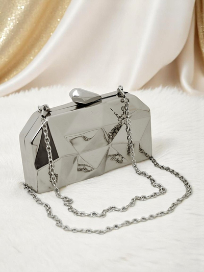 Royalfashion Damenumschlagtasche Metal Muse