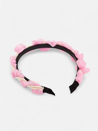 Royalfashion Haarband mit Raffung und Perlen