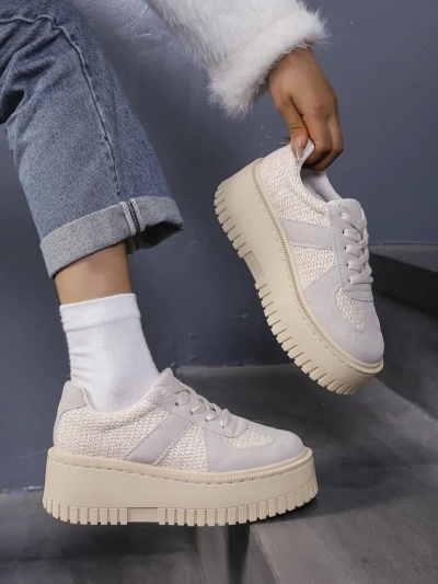 Royalfashion Damen Plattform Sneaker Venusoe