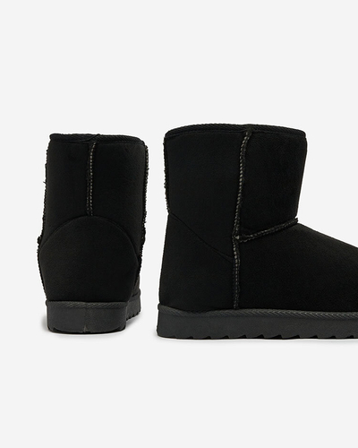 Royalfashion Damenstiefel a'la Schneestiefel in schwarzer Farbe Aener