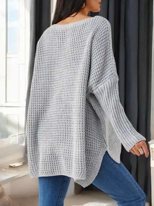 Royalfashion акриловий жіночий в'язаний светр з принтами