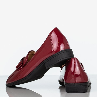 Red Holli lackierte Slipper für Frauen - Schuhe 1