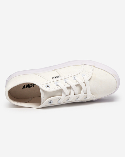 OUTLET Damenturnschuhe, ecrufarben, Colanti. Schuhwerk