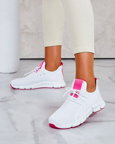 Baym Sportschuhe für Damen in Weiß und Rosa - Schuhe