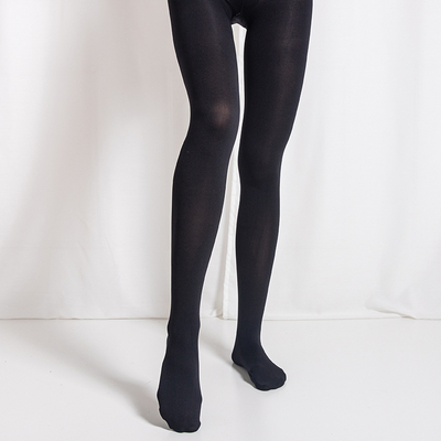 Schwarze glatte blickdichte Damenstrumpfhose 80 DEN - Unterwäsche