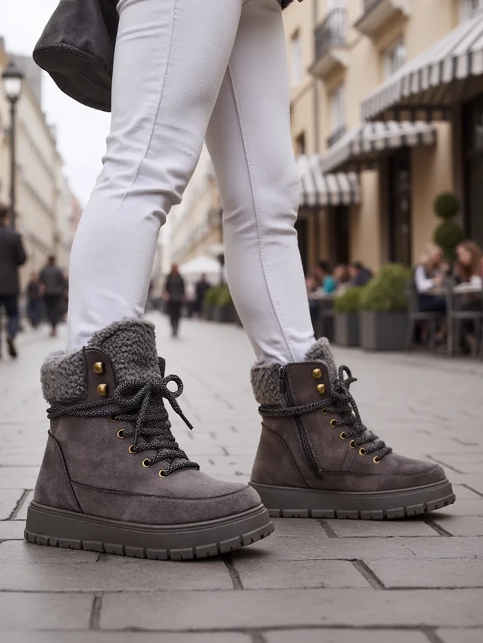 Royalfashion Damen Schneestiefel Bomion