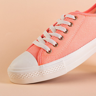 Damen Neon Koralle Vatoa Turnschuhe - Schuhe