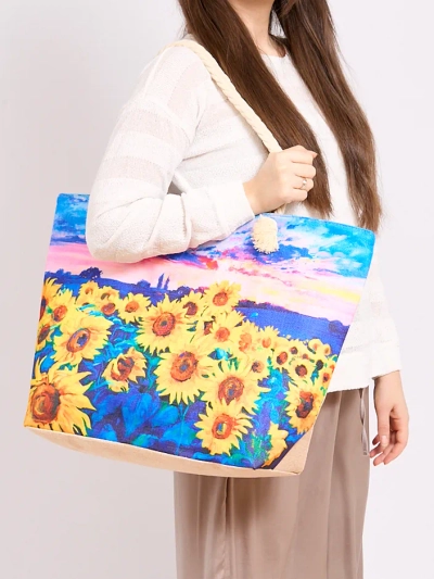 Royalfashion Große Stofftasche mit Druck