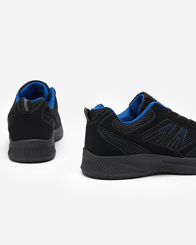 Schwarz-blaue Beniro-Schnürschuhe für Herren - Footwear
