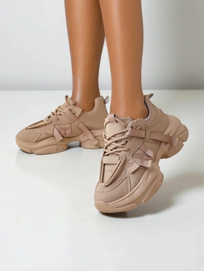Royalfashion Damen Plattform Sport Sneakers Rensis