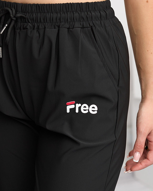 Schwarze Sporthose für Damen - Kleidung