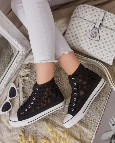 Royalfashion Damen Nizzef durchbrochene Sneakers