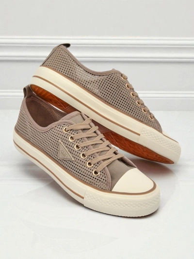 Royalfashion Damen perforierte Sneakers Rebbse