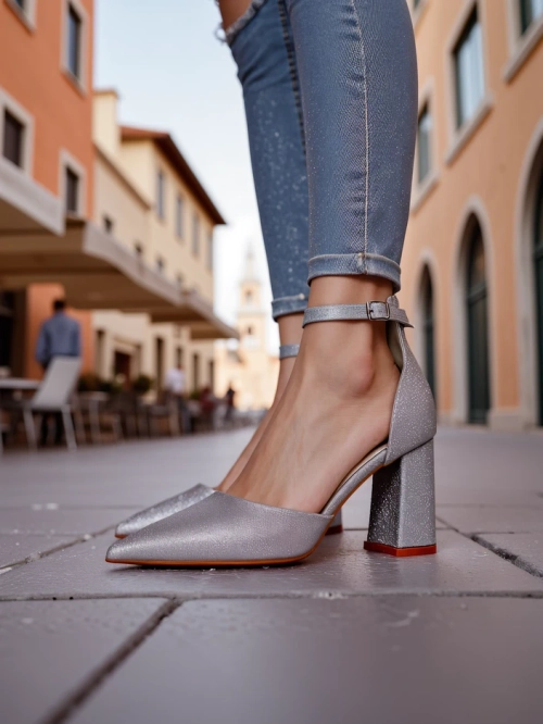 Royalfashion жіночі блискучі туфлі Noratt