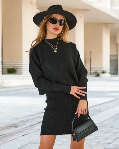 Royalfashion Жіночий комплект зі светром та сукнею