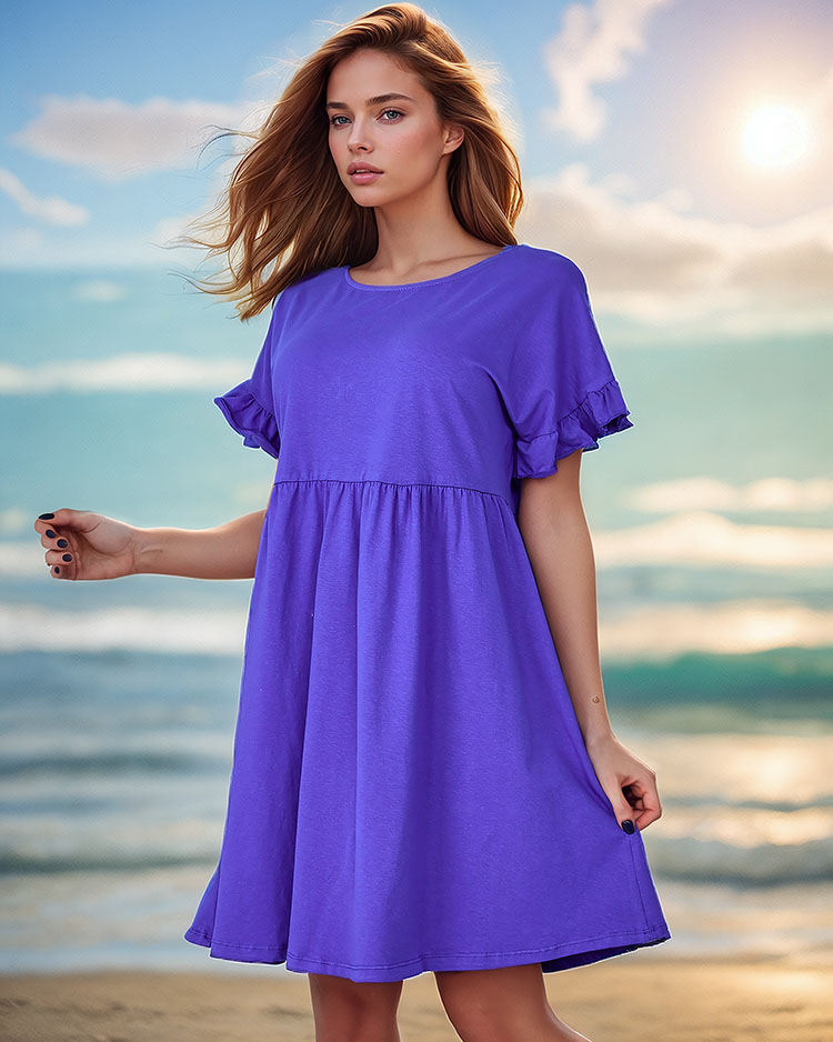 Royalfashion Damen Oversize Kleid