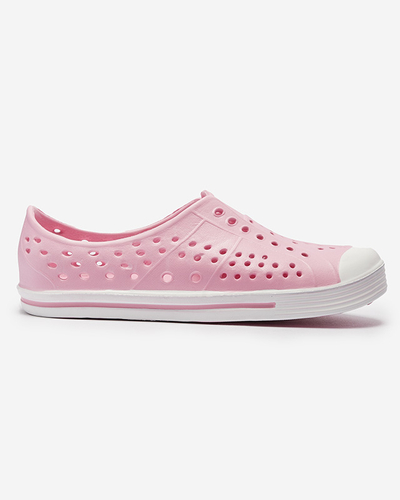 Rosa durchbrochene Kinder-Sneakers aus Gummi Jiteri - Footwear